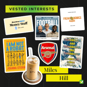 Miles Hill interests collage.